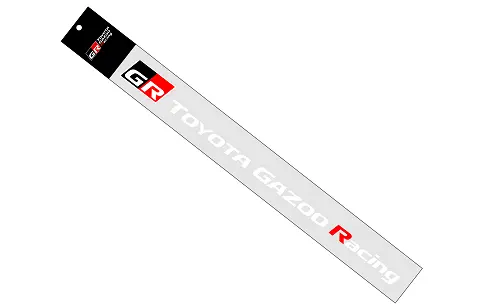 Genuine Toyota Japan 2020-2025 Gr Toyota Gazoo Racing Graphic Sticker Decal (White) 1