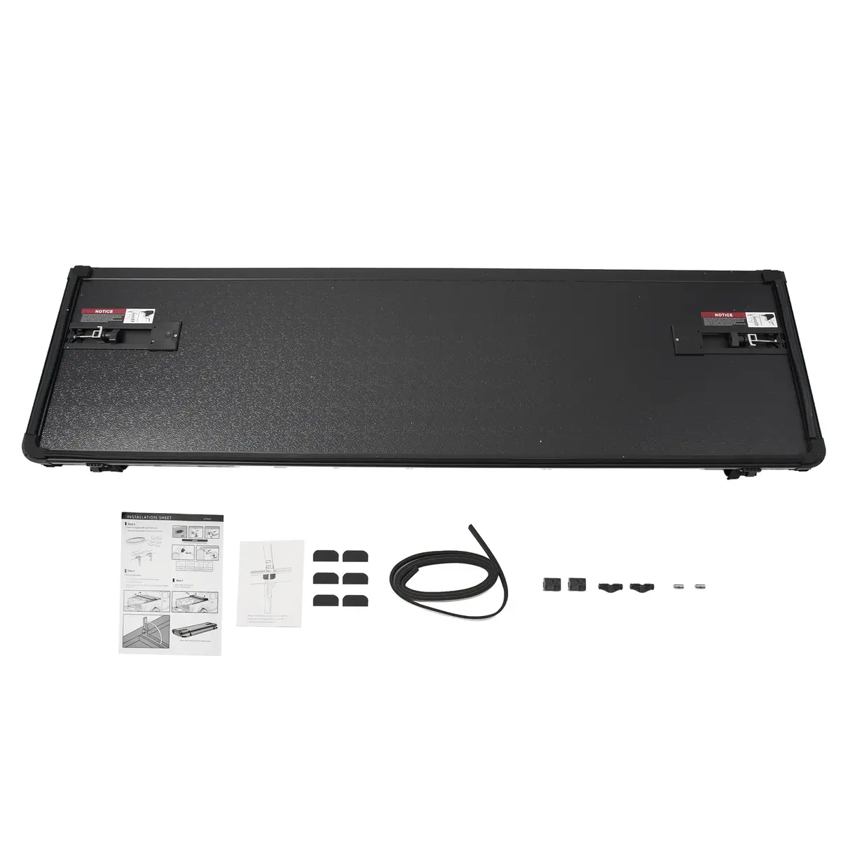 4 Fold 5.8Ft Bed Hard Truck Tonneau Cover Fit For Chevy Silverado Gmc 14-18 1