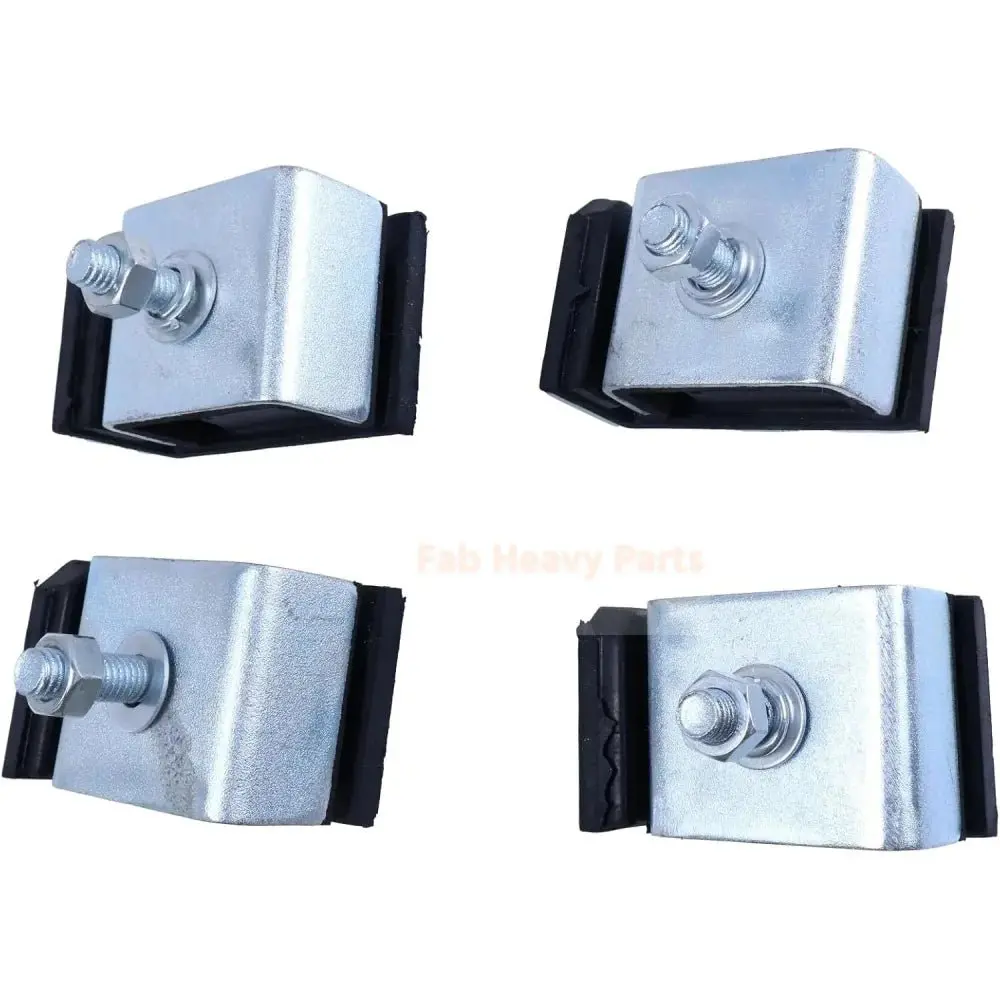 4 Pcs Engine Cushion Rubber Rc417-42990 Fits For Kubota Excavator Kx91-3 Kx91-3S U35 U35-3 U35s U35-3S 1