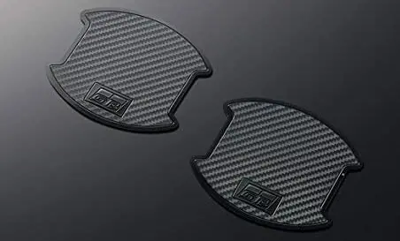Genuine Toyota Japan 2020-2025 Gr Yaris Carbon Pattern Door Handle Protector Set (Set Of 2) 1