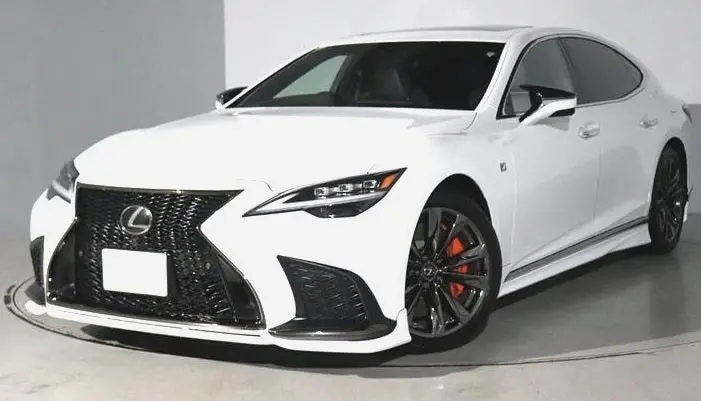 Trd Japan 2021-2025 Lexus Ls 500/500H F-Sport Factory Painted Front Lip Spoiler Kit 4