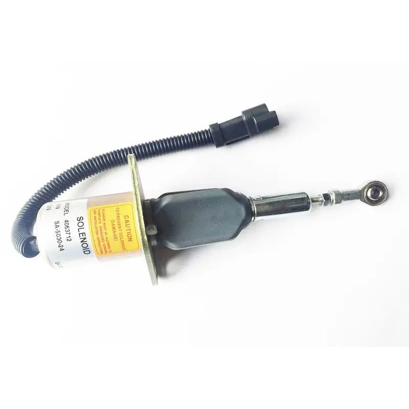 Replacement 4063712 Sa-5030-24 4063500 6743-81-91 24V Shutdown Solenoid For Cummins C8.3L Engine 1