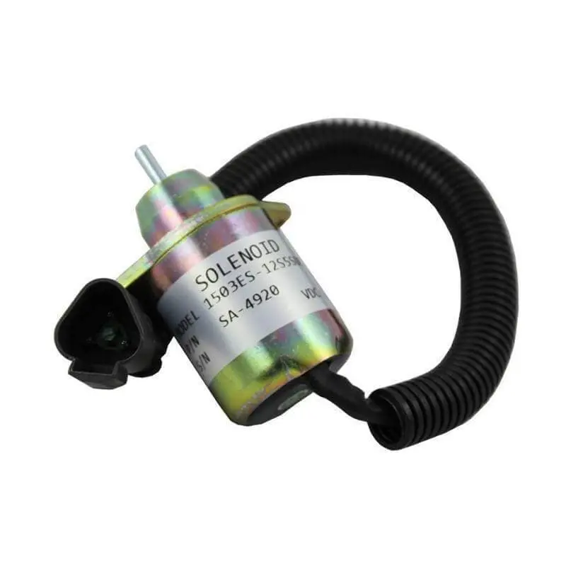 41-6383 Sa-4920-12 Fuel Shutoff Stop Solenoid For Yanmar Engine Replaces Thermo King 4Tne84 1
