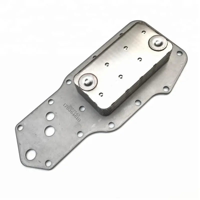 Oil Cooler 6732-61-2110 3957543 5 Rows For Komatsu 4Bt Pc120-6 4D102 5P 1