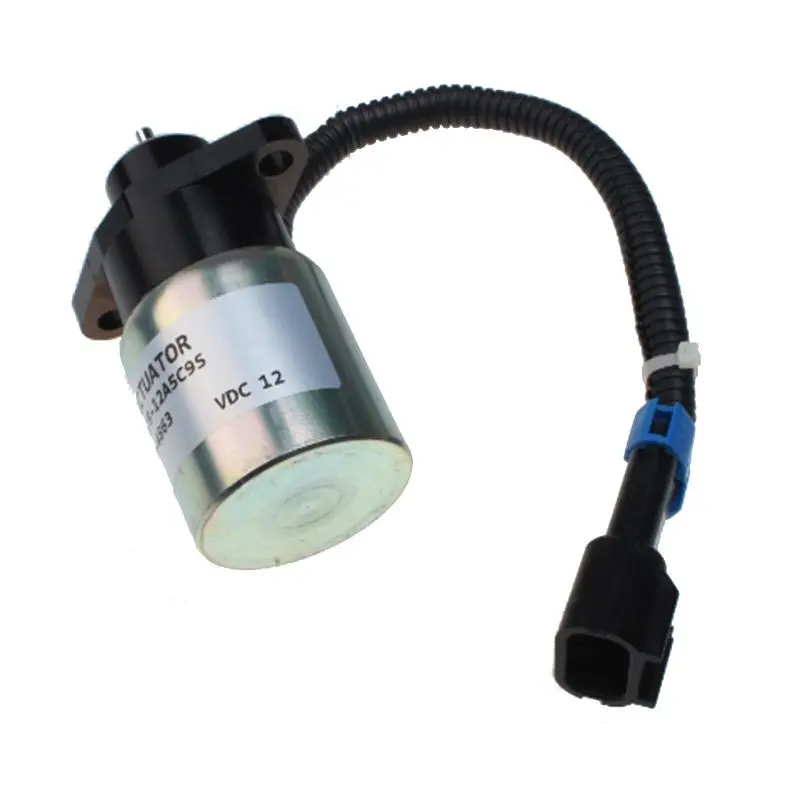 12V Actuator Fuel Shutoff Solenoid 0175-12A5c9s Sa-4863-12 For Kubota Engine 1