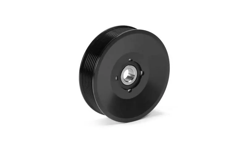 Fleece Performance Upper Fan Pulley Idler – Black Anodized For 2003–2018 Dodge Cummins 2500/3500 1
