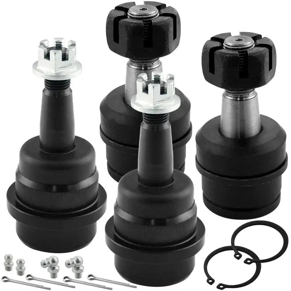 4X Ball Joints Kit Front Upper Lower - Jeep Cherokee Wrangler 99-04 4Wd 1