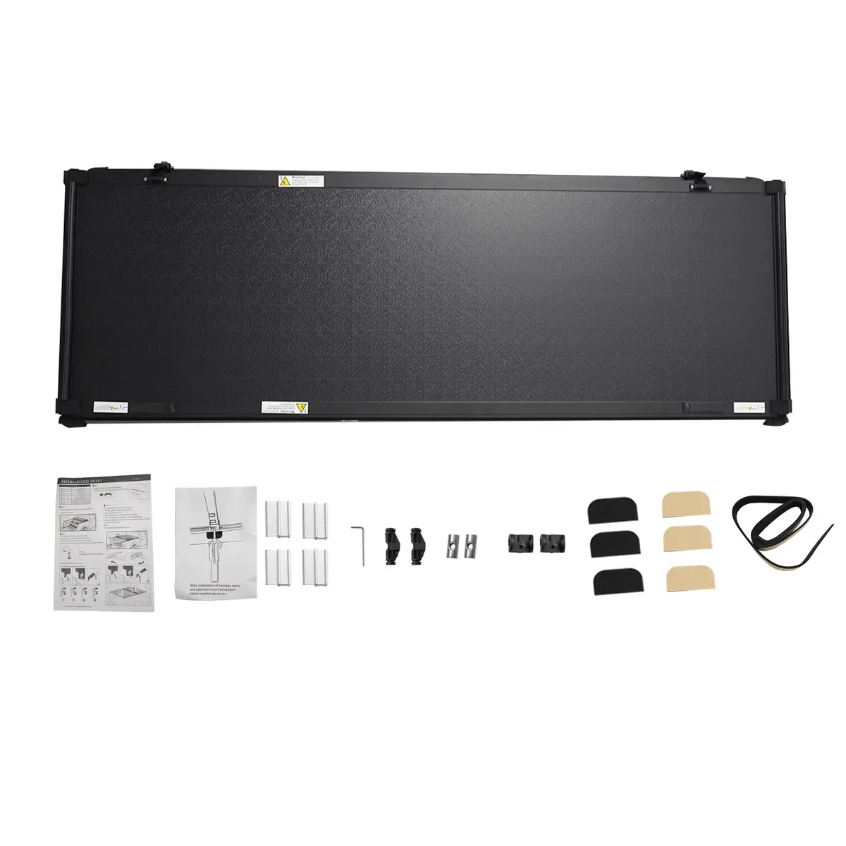 5.5Ft 3-Fold Frp Hard Truck Bed Tonneau Cover Fit For Toyota Tundra 2007-2024 1