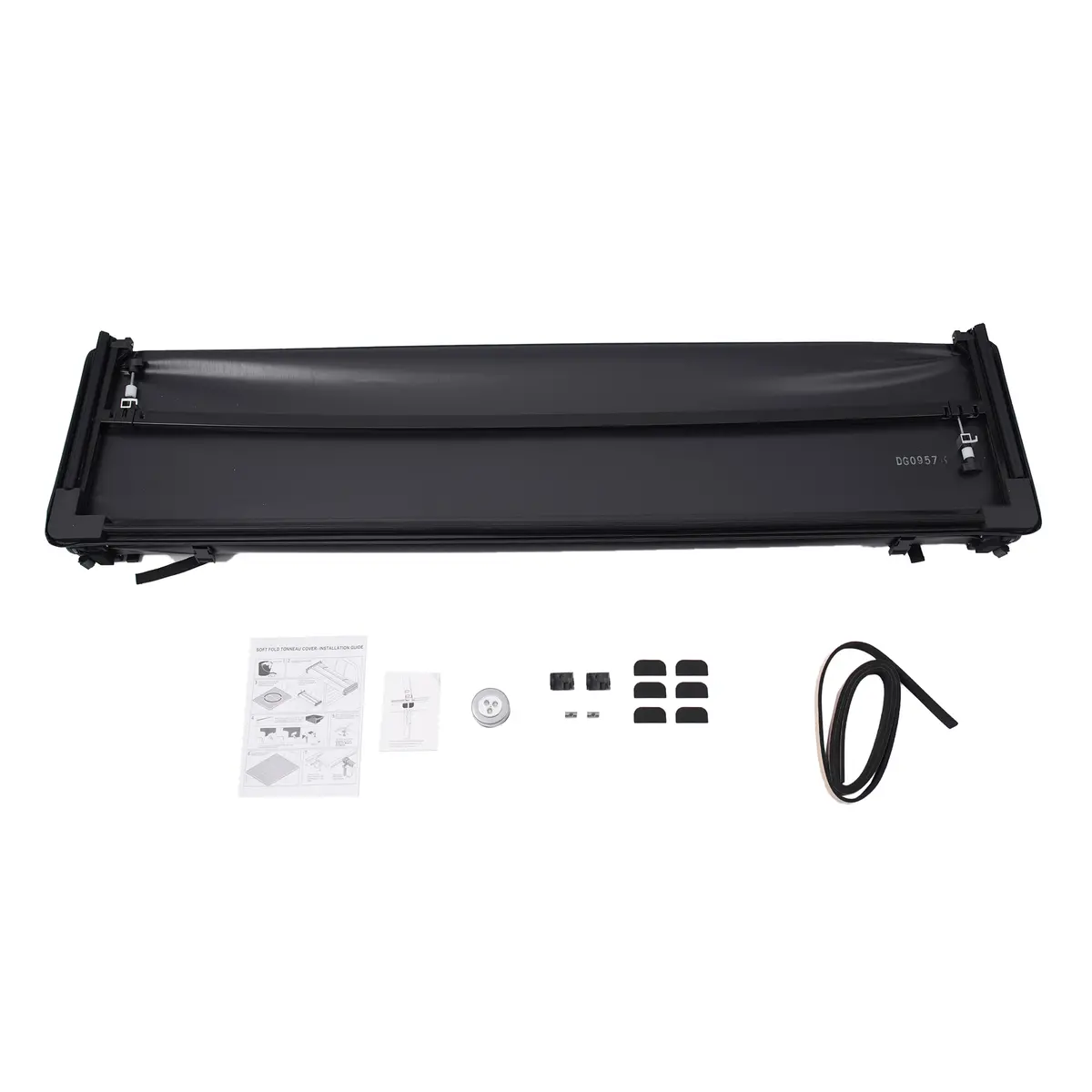 5.7Ft 4-Fold Truck Bed Tonneau Cover Fit For Dodge Ram 1500 2009-25 2