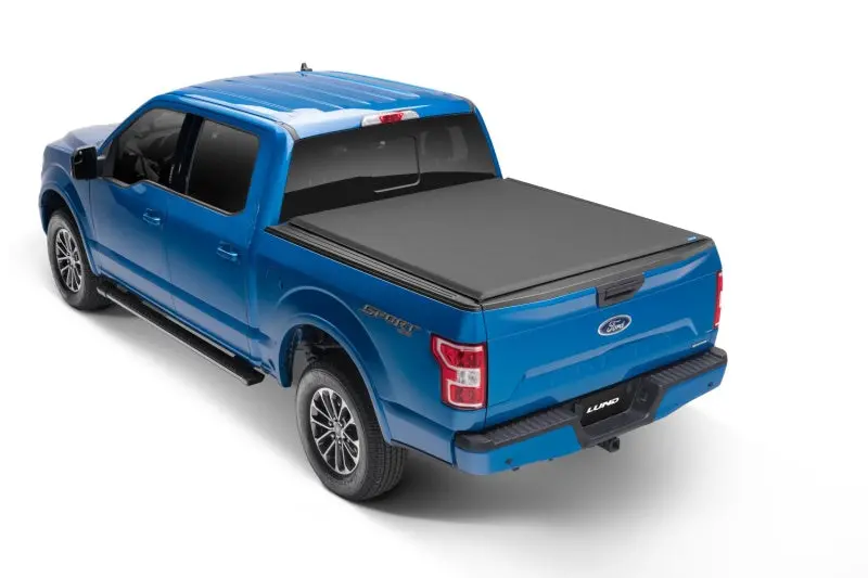 Lund 04-18 Ford F-150 (6.5Ft. Bed) Genesis Elite Roll Up Tonneau Cover - Black 1