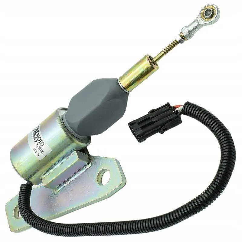 Wdpart 24V Fuel Flameout Solenoid New 5267132 3358076 For Jlg Skytrak Telehandler Cummins 6Bt 5.9L Engin 1