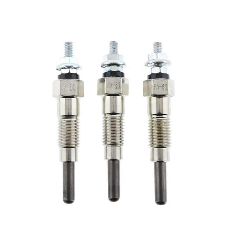 3 Pcs Glow Plug Ym129795-77800 For Komatsu Excavator Pc12r-8 Pc15r-8 Skid Steer Loader Sk04j-2 1