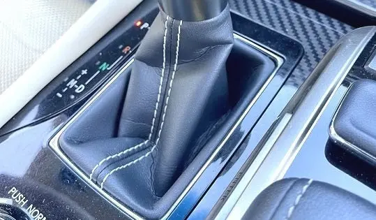 Genuine Lexus Japan 2016-2020 Gs F-Sport Shift Knob Boot Cover (White Stitching) 1