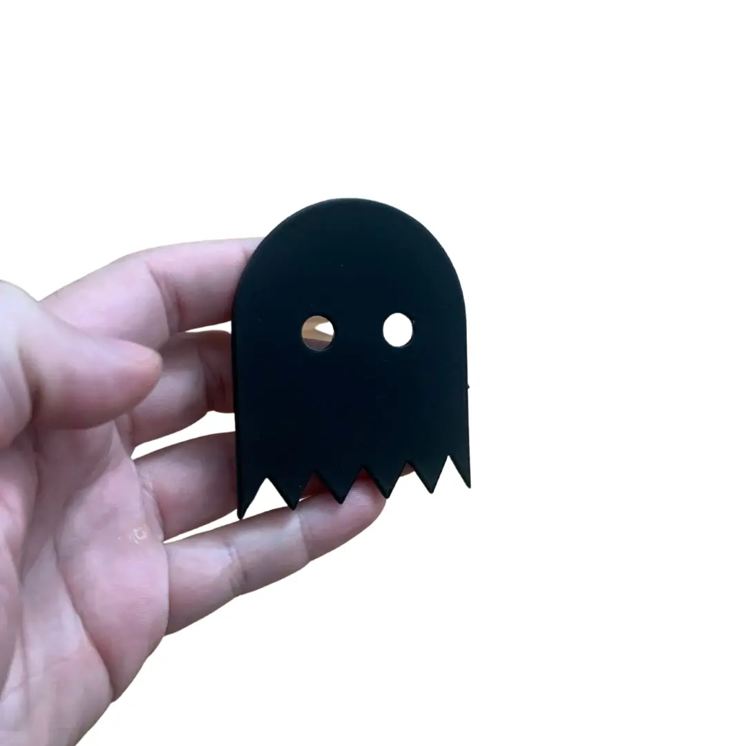 Jdm Mini Truck Oiwa Ghost Emblem - Premium Laser-Cut Metal - Powder-Coated Black - Universal Fit 1