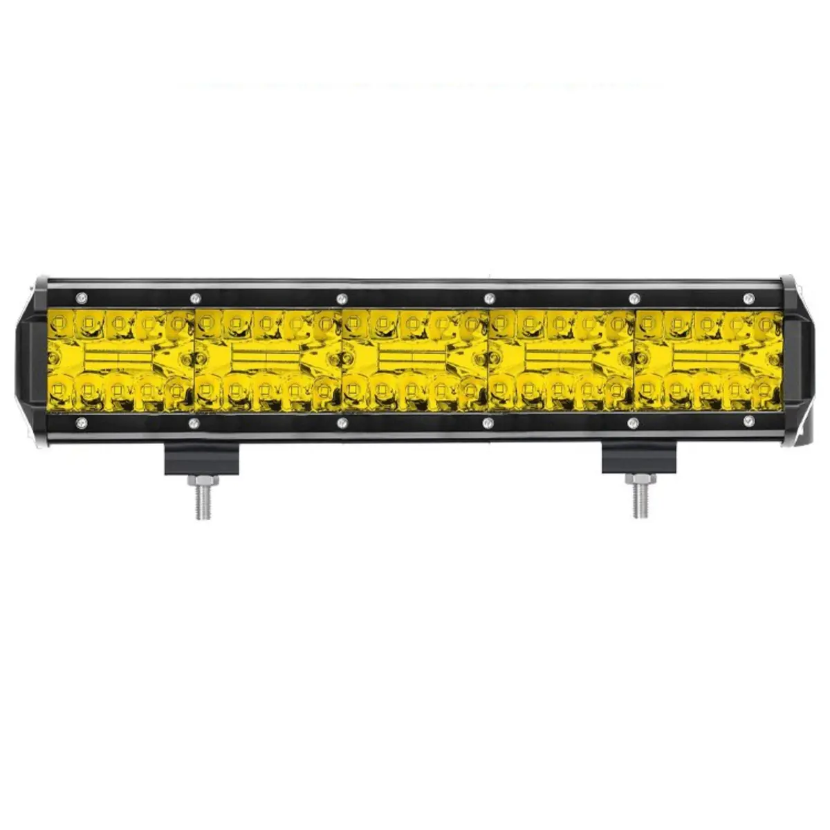 Powerful 15" 300W Yellow Led Light Bar - Perfect For Japanese Kei Trucks - 4800Lm Output, Ip68 Rated 1