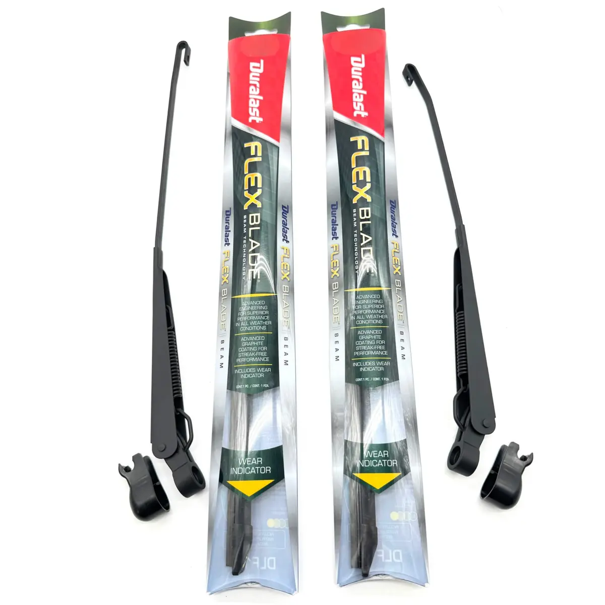 Honda Wiper Arms & Duralast Flex Windshield Wipers - Honda Acty Hh1, Hh2, Hh3, Hh4 Models - 1988-1999 1