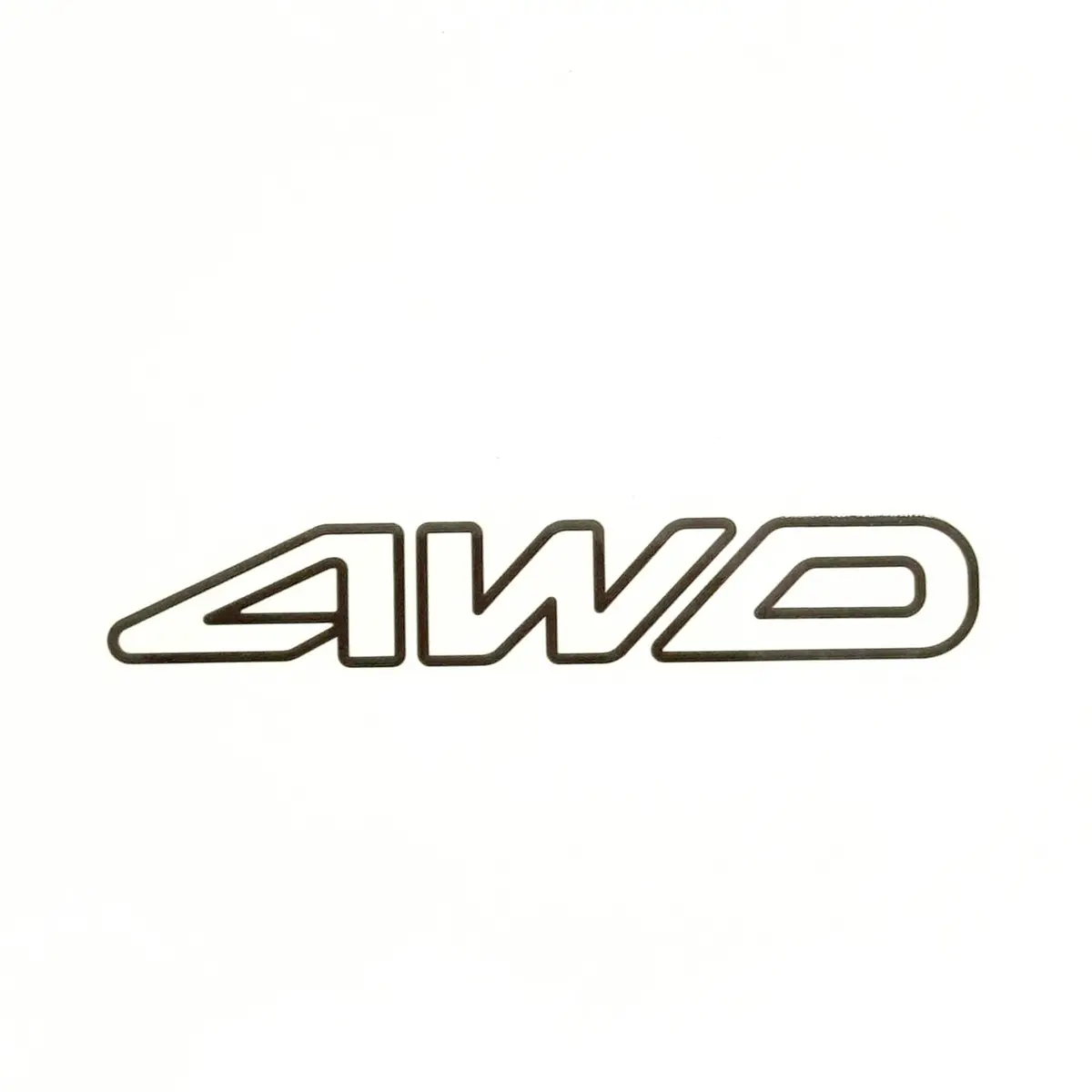 4Wd Decal - Subaru Sambar Truck Ks3, Ks4 Models - 1990-1998 - Premium Mini Truck Decal 1