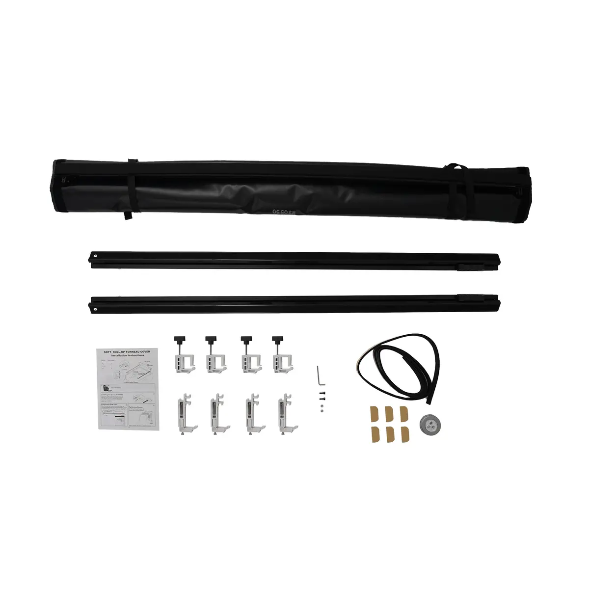5Ft Roll-Up Soft Tonneau Cover Fit For Nissan Frontier Short Bed 05-25 W/Lamp 1