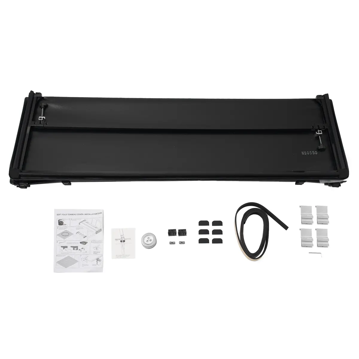 5Ft Soft Tri-Fold Truck Bed Tonneau Cover Fit For Nissan Frontier 2005-2025 1