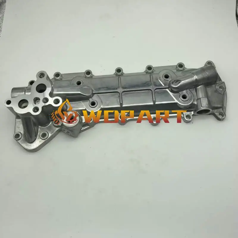 Oil Cooler Cover 6134-61-2113 For Komatsu Engine 4D105 S4d105 Excavators Pc80-1 Pc100-1 Pc120-1 2