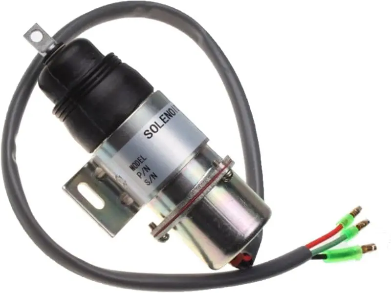 716/30153 71630153 12V Shut Off Solenoid For Jcb 8052 8060 1