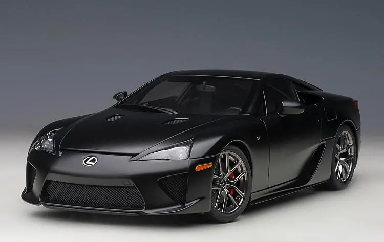 Lexus Lfa 1/18 Scale Diecast Model Car (Matte Black) 1