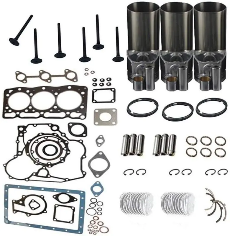 Overhaul Rebuild Kits Mm408445 Mm408453 Wth Piston Ring Bearing Gasket For Mitsubishi K3d Engine Iseki Tu170f Tu177 Tractor 912D 912M 1