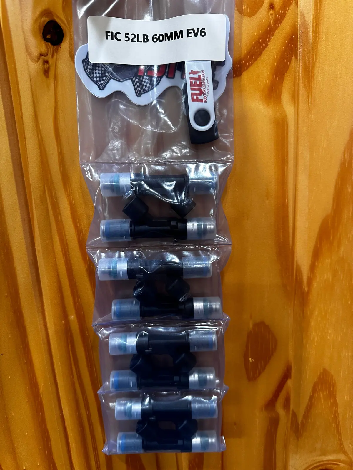 52Lb 60Mm Ev6 New Overstock Fuel Injectors Set Of 8 1