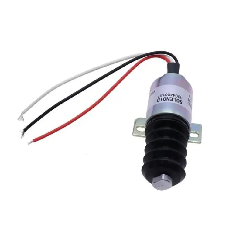 12V Fuel Stop Solenoid 1756Es-12E3ulb1s15 For Woodward Engine 3 Wires 1