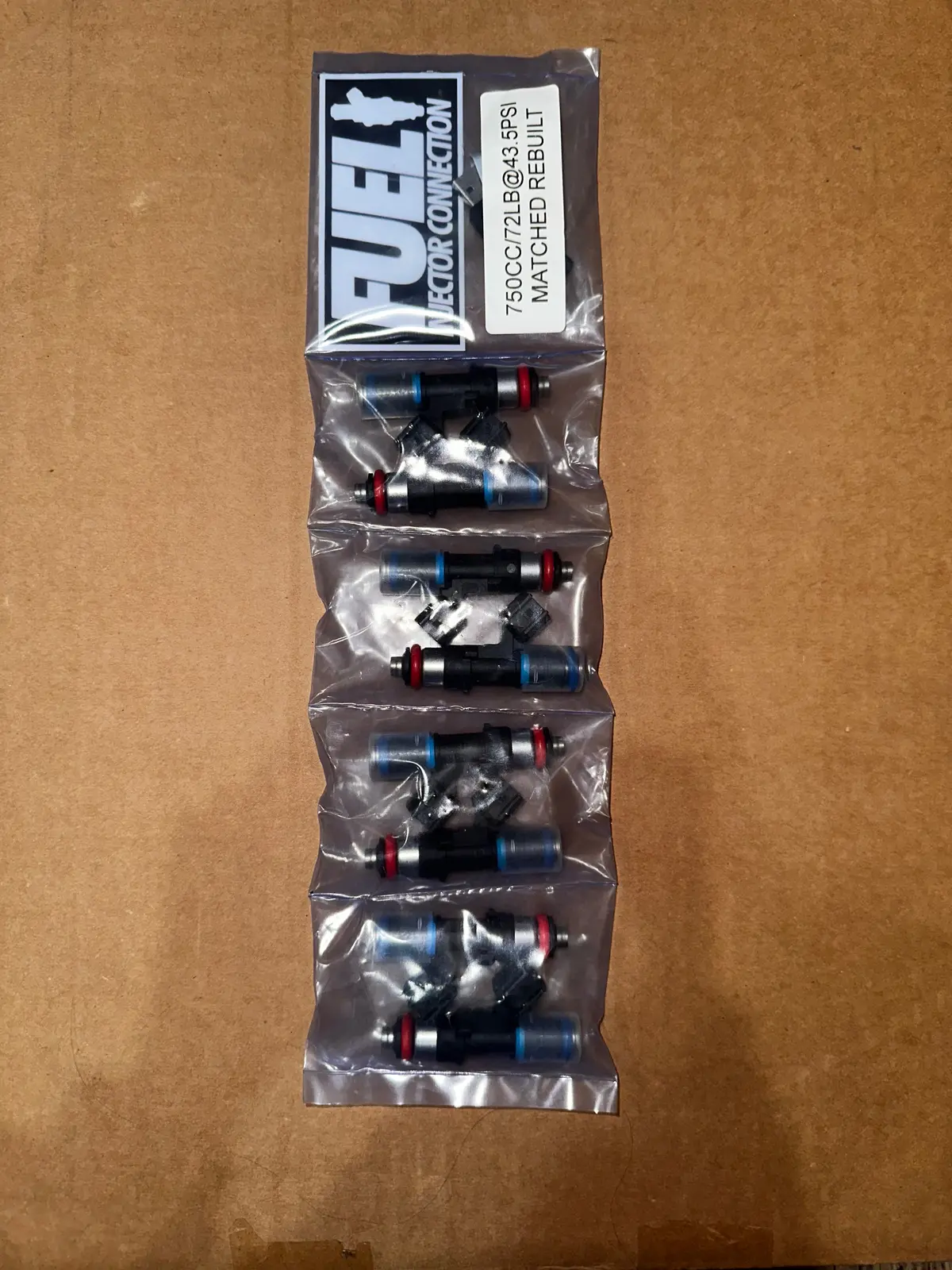 Fuel Injector Connection 750Cc 48Mm Ev6 Set Of 8 New Inventory Reduction 1