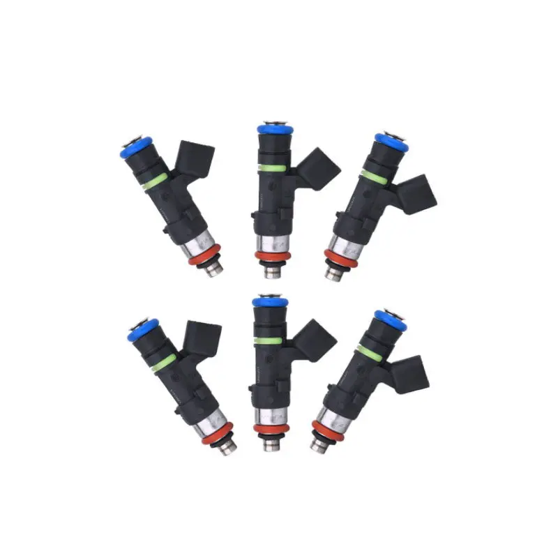 6Pcs 0280158154 832-11221 Fuel Injectors For 2007-2008 Gmc Acadia 3.6L V6 1