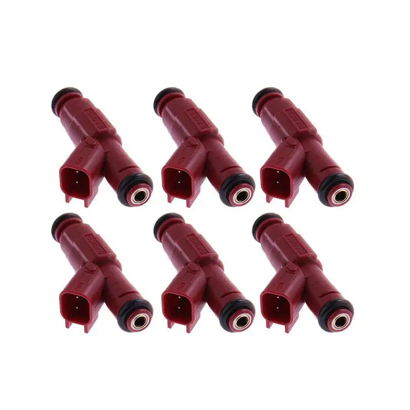6Pcs Fuel Injectors 0280156161 Replacement For Ford Focus 2.0/2.3L 03-07 Increase Performance 12-Hole 1