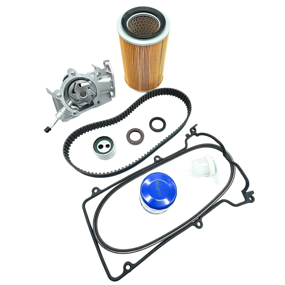Timing Belt Kit - 10 Piece - Efns Engines - Carb -  Daihatsu Hijet Truck - S100p, S110p Models - 1994-1998 1