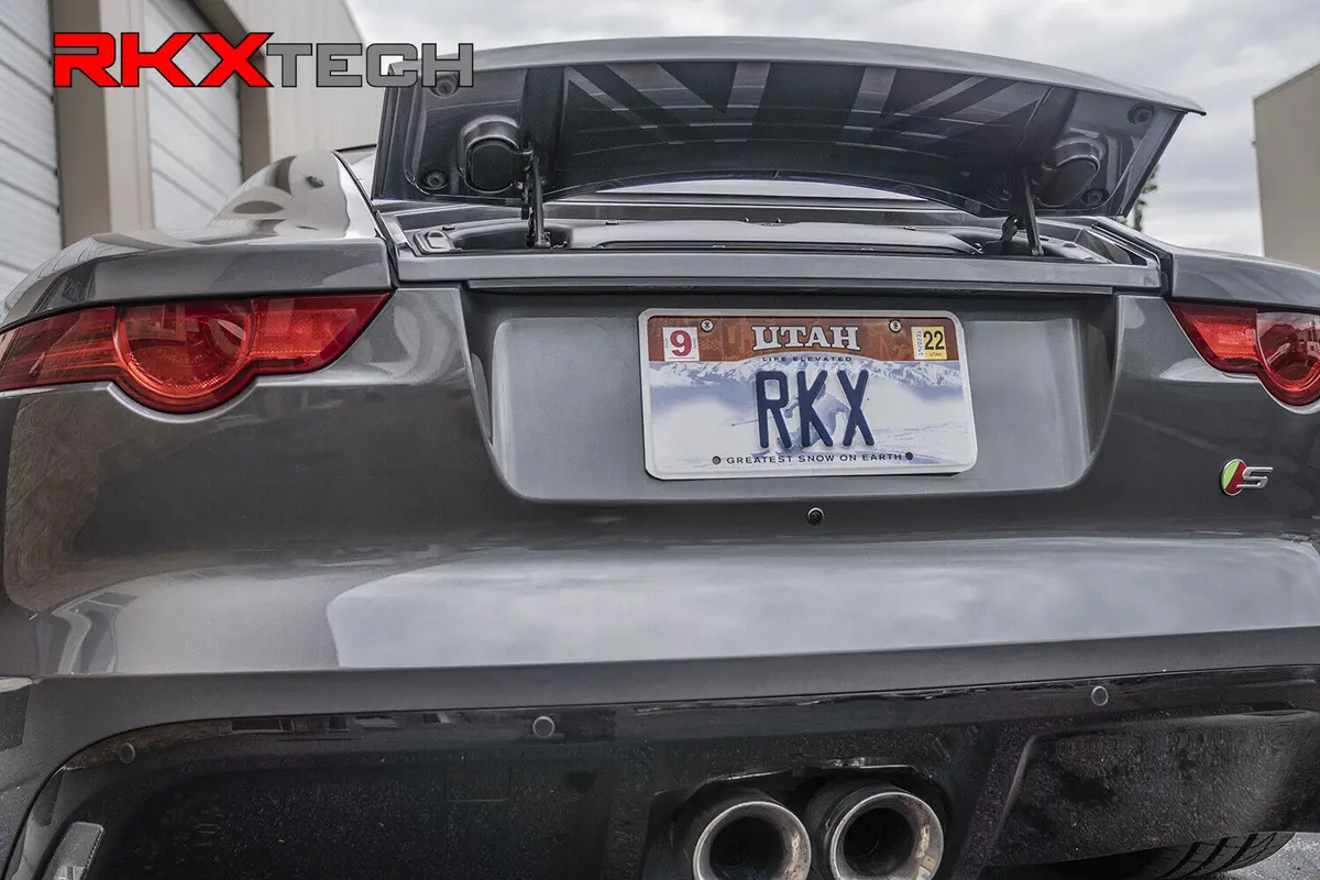 Union Jack Spoiler Wrap For Jaguar F-Type 1