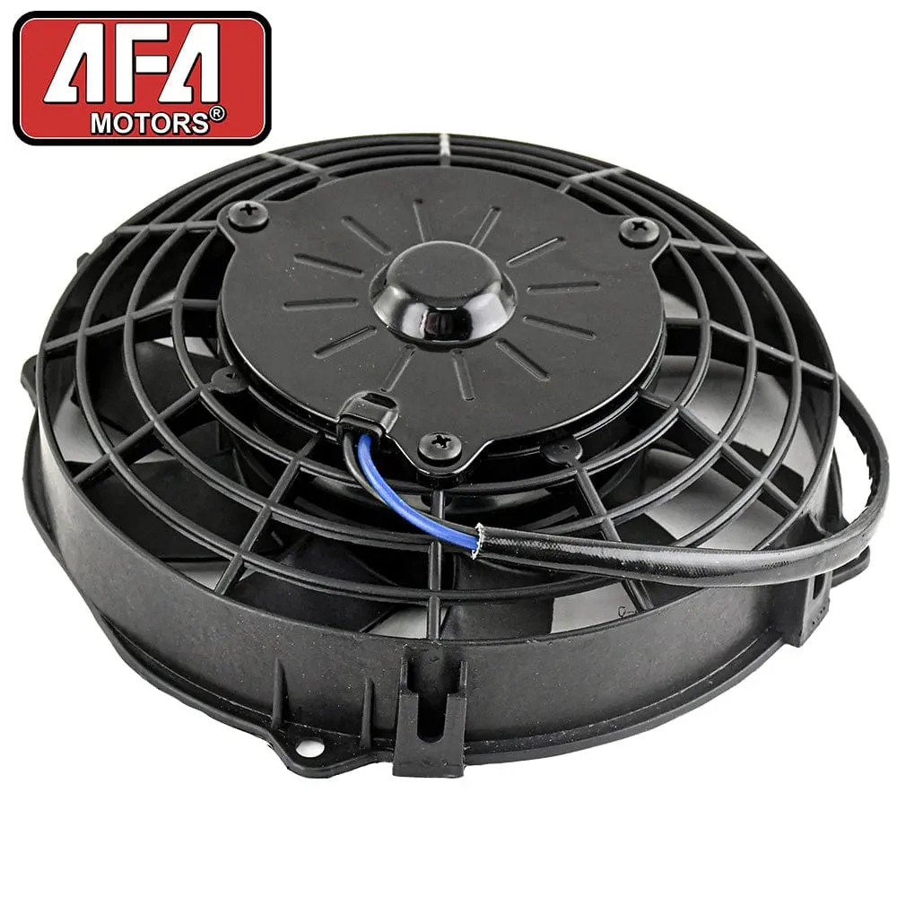 7 Inch Black Universal Electric Radiator Slim Fan 12V 80W High Performance 1