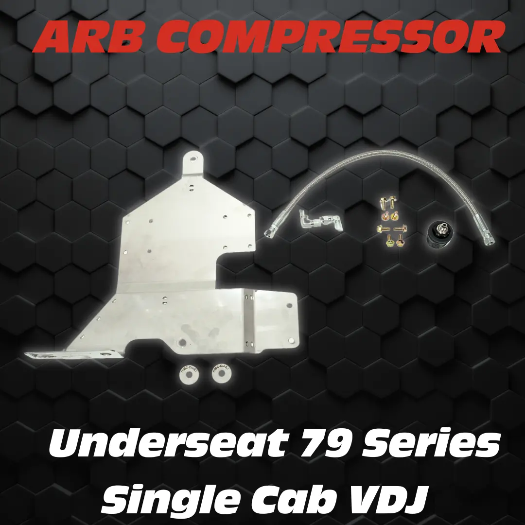 70 Series | Pdp Compressor Bracket Kit  | Single Cab |  Diy | Passenger Side 1