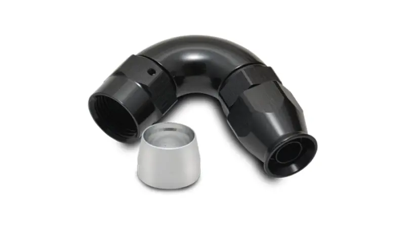 Vibrant -10An 120° Ptfe-Lined Hose Fitting – Stainless Steel, High-Pressure Rated 1
