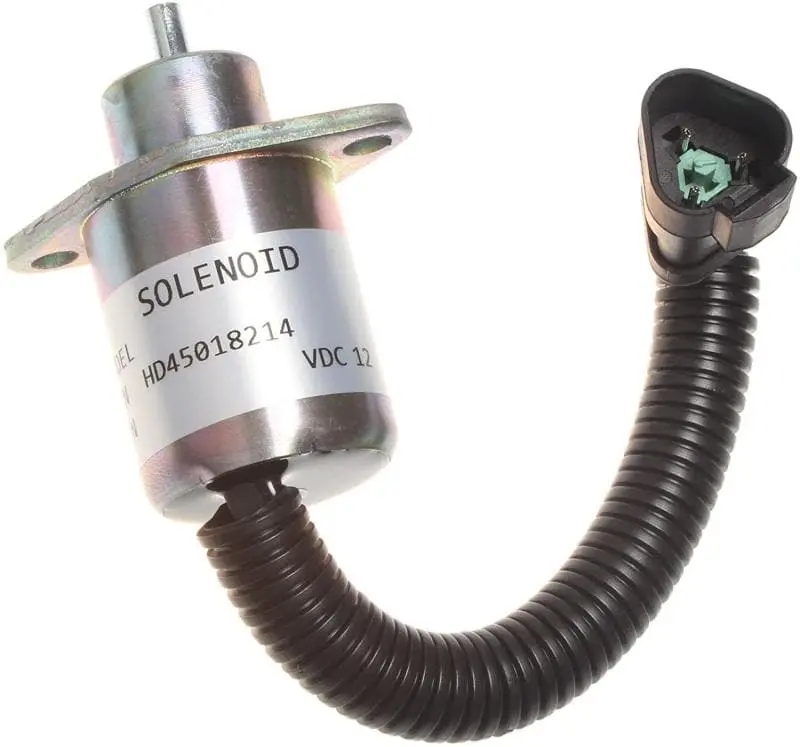 Stop Solenoid 2848A278 12V For Perkins Hyster Ub704 Caterpillar Cat Skid Steer 246 247 257 3034 1