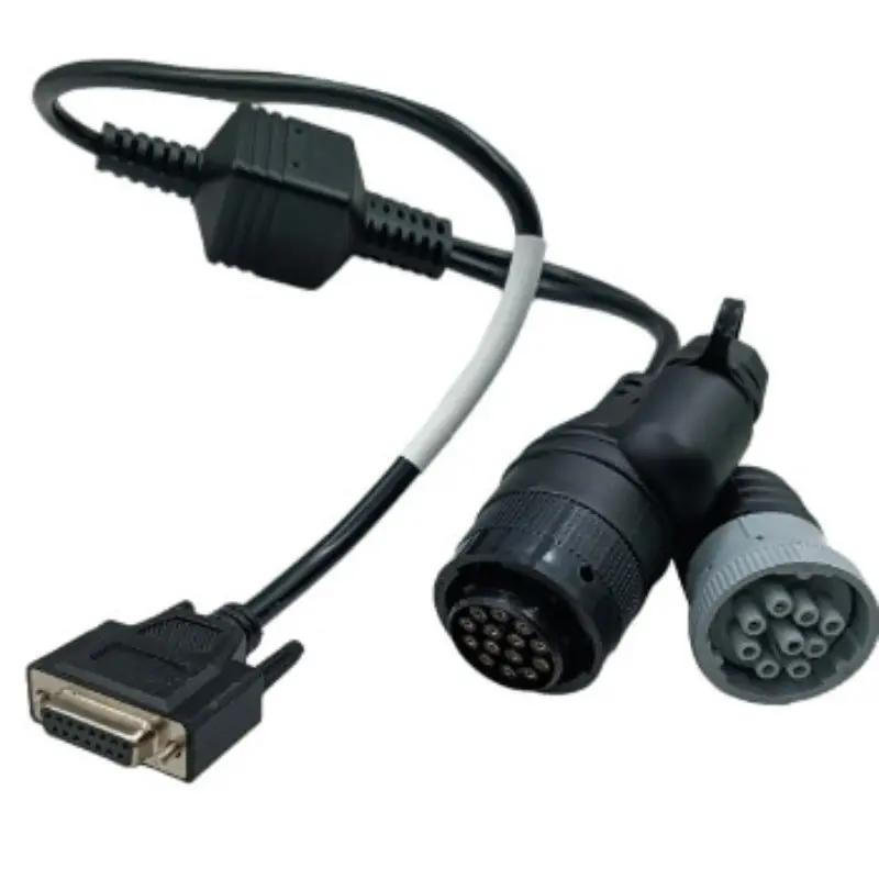 Wdpart 457-6114 9 Pin 14 Pin Ethernet Connection Cables For Cat Et4 Communication Adapter 478 Diagnostic Tool 14 Pin 9 Pin Cable 1