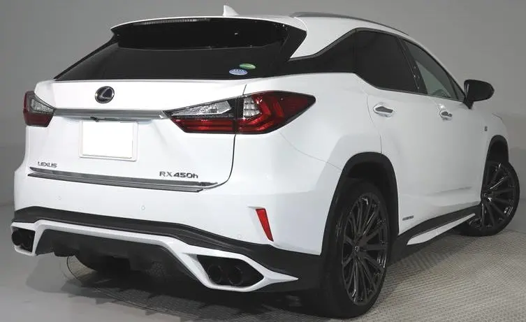 Trd Japan 2016-2019 Lexus Rx Rear Diffuser Kit And Dual Exhaust System (Unpainted) 1