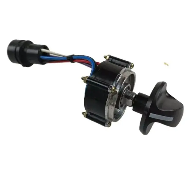 Throttle Rotary Knob Switch 7Y-5465 With Round Plug For Cat Caterpillar 320C 320D E320c E320d Excavator 1