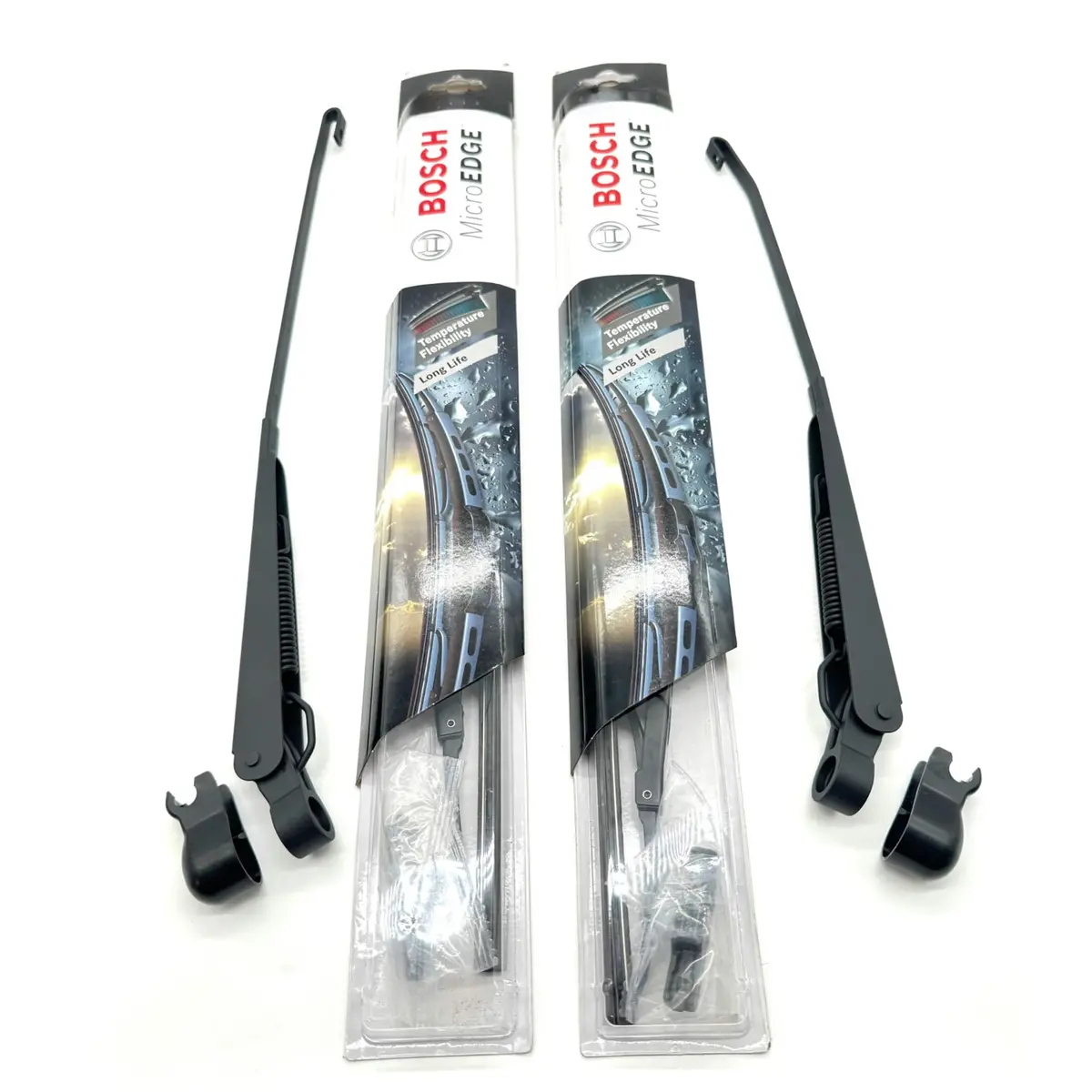 Honda Wiper Arms & Bosch Microedge Windshield Wipers - Honda Acty Ha1, Ha2, Ha3, Ha4 Models - 1988-1999 1
