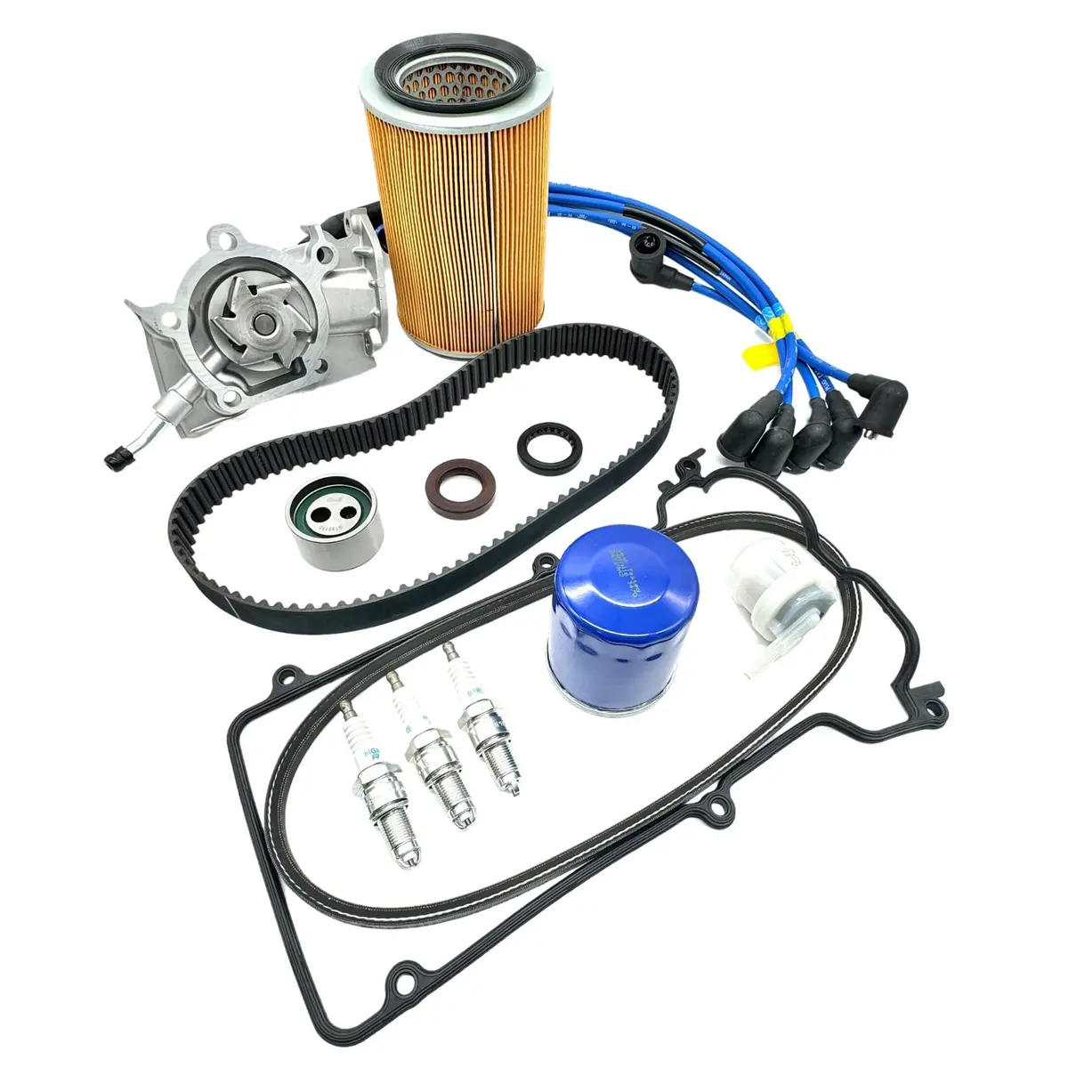 Timing Belt Kit - 17 Piece - Efns Engines - Carb -  Daihatsu Hijet Truck - S100p, S110p Models - 1994-1998 1
