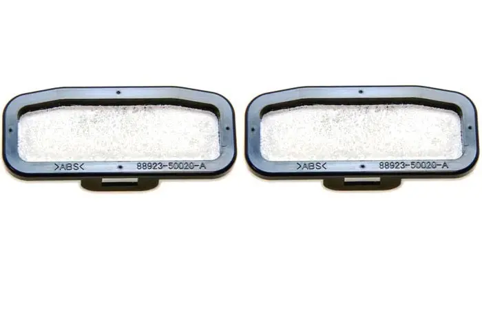 Genuine Lexus Japan 2007-2017 Ls Rear Seat Air Filter Set (Set Of 2) 1