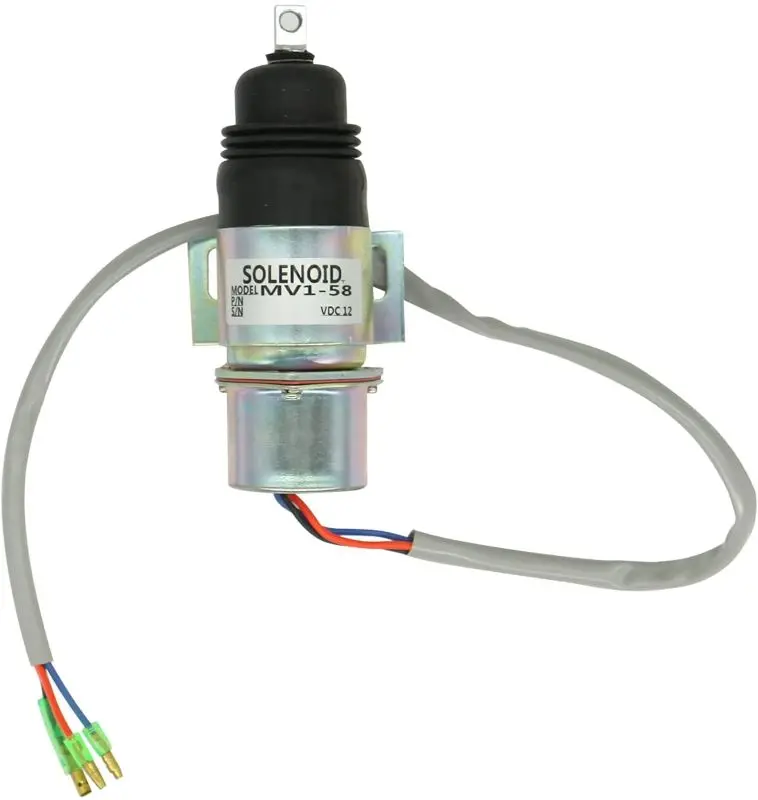 Mv2-17A 894453-3411 24V Fuel Shutoff Solenoid For Isuzu 4Jg1 4Jg2 6Bg1 6Bb1 4J62 4J61 Replacement 1