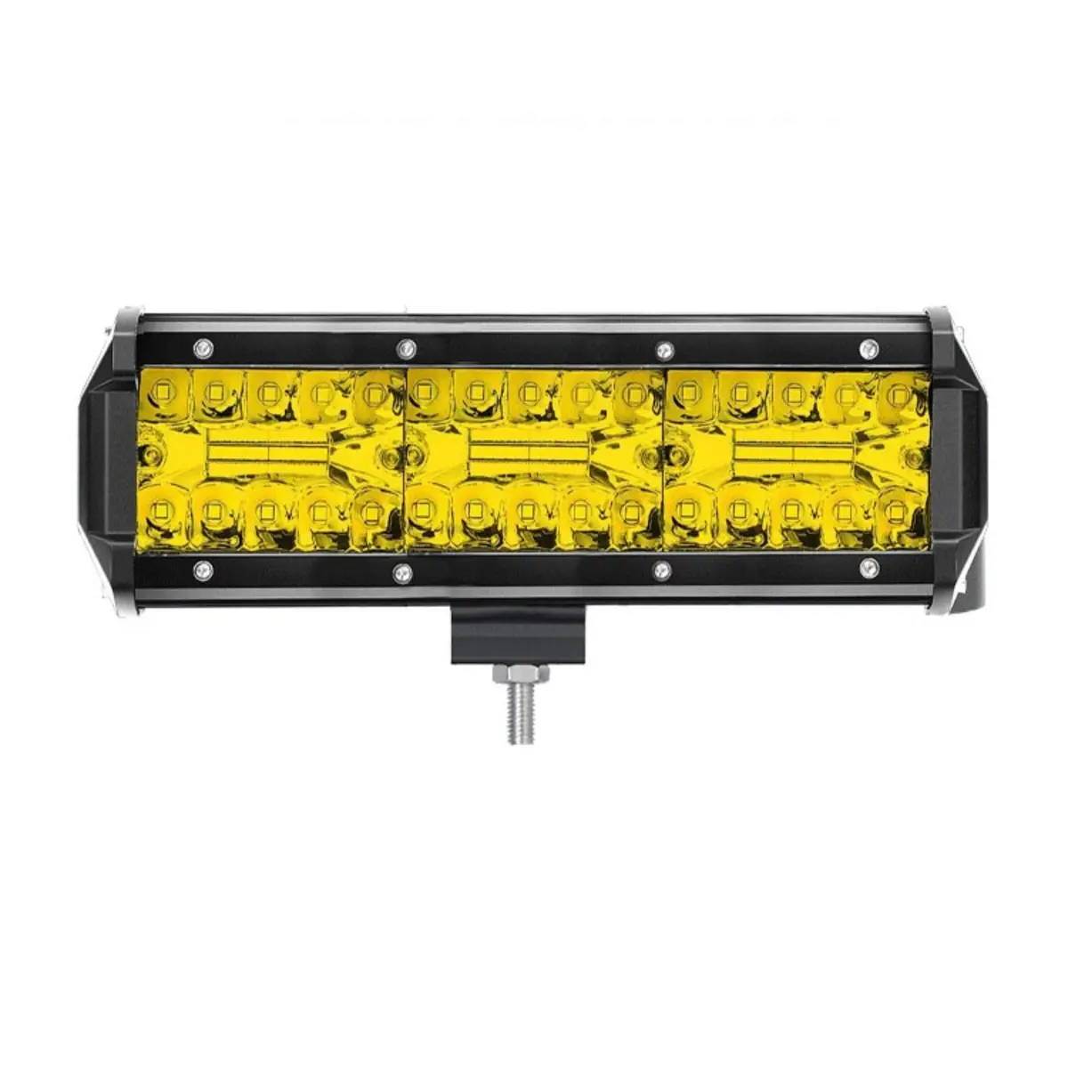 Powerful 9" 180W Yellow Led Light Bar - Perfect For Japanese Kei Trucks - 4800Lm Output, Ip68 Rated 1
