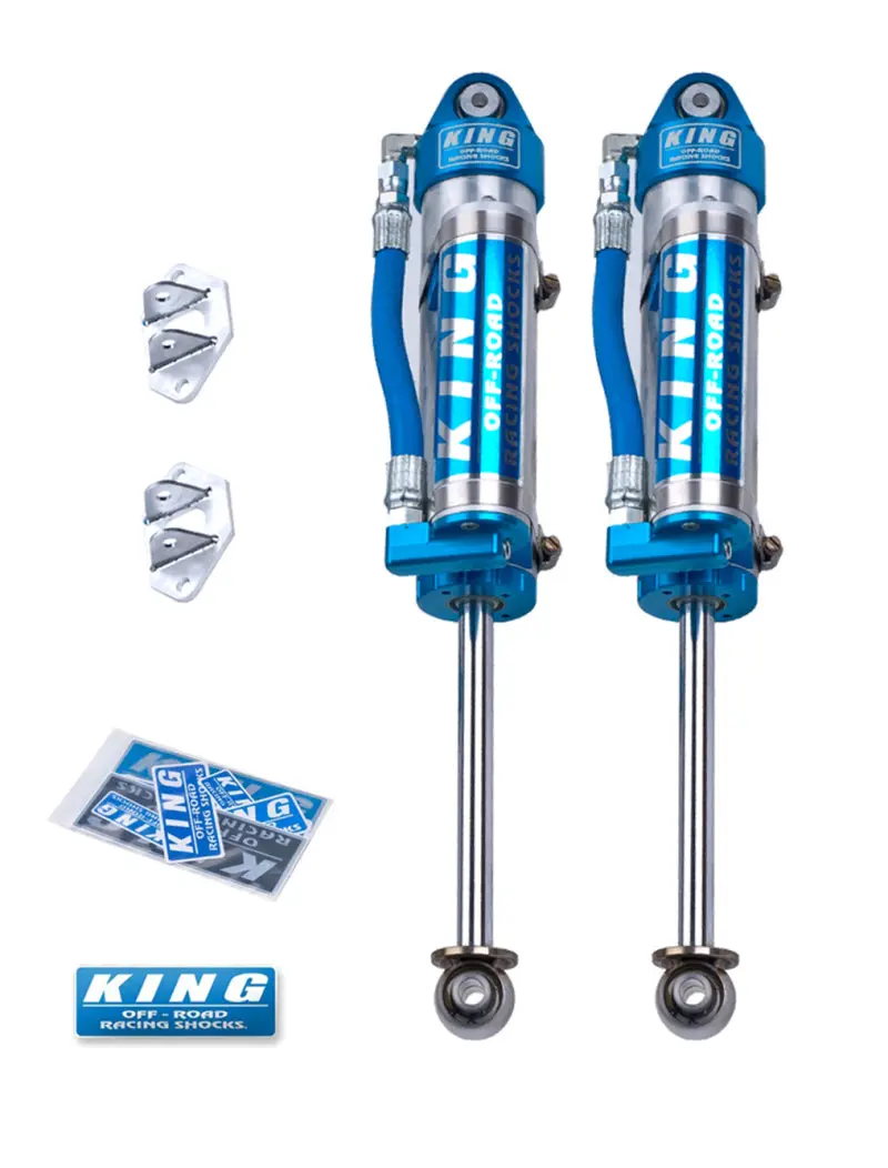 King 2.5" Piggyback Reservoir Rear Shocks – For 1997–2006 Jeep Wrangler Tj (0–2" Lift) 1