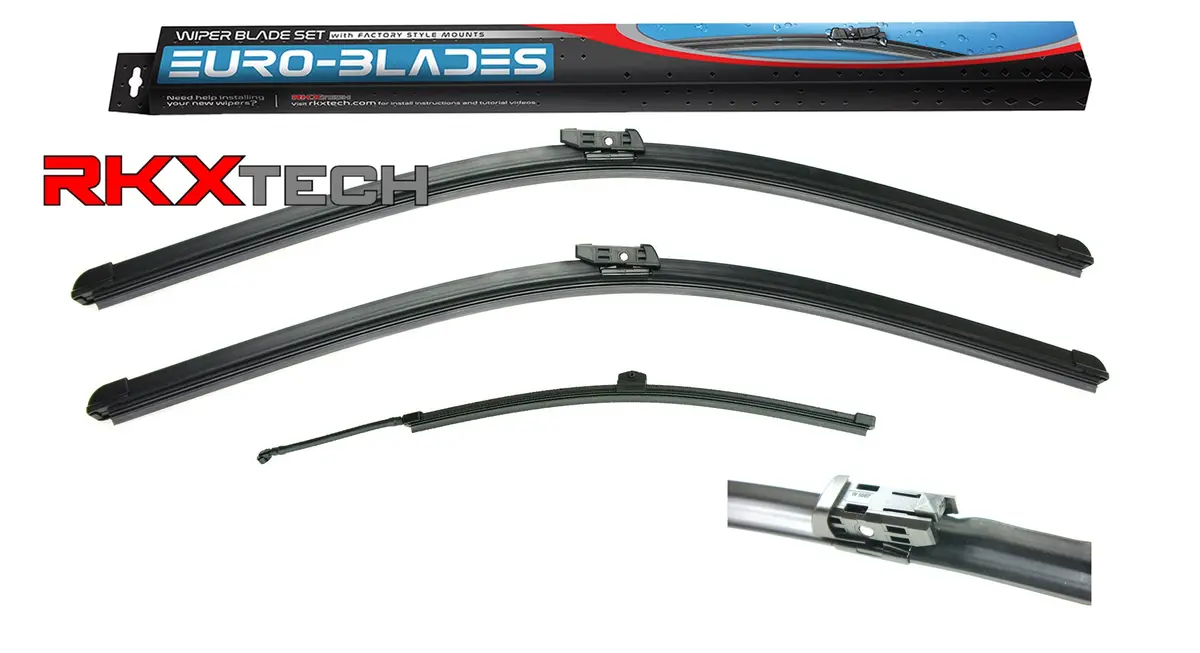 Euro-Blades Front+Rear Wiper Blade Set For Land Rover Defender 90 110 (23"+23"+13") 1