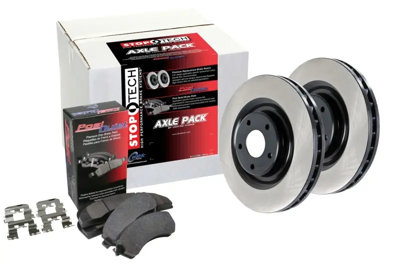 Centric Oe-Coated Front Brake Kit – Two-Wheel Replacement Set 1