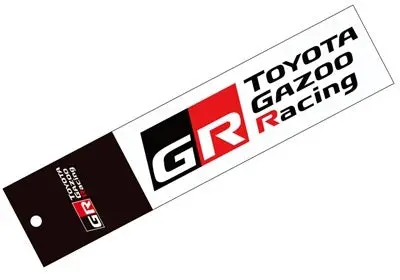 Genuine Toyota Japan 2025 Gr Toyota Gazoo Racing Graphic Sticker Decal Type-B (Black) 1